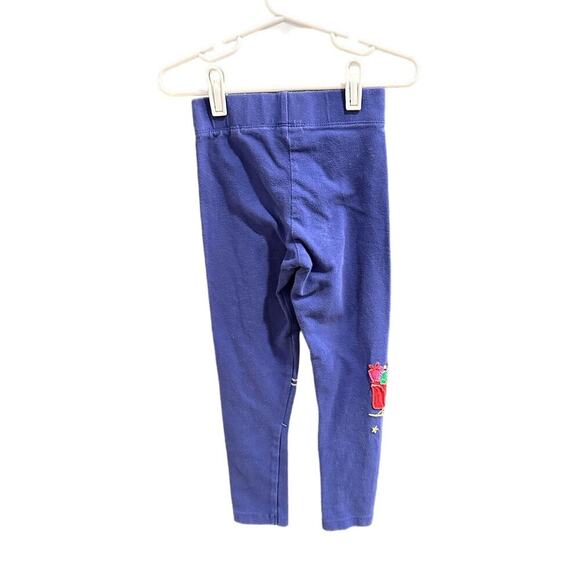 Mini Boden Appliqué Leggings, GUC (stain, minor WW), Sz 4-5Y (110cm) (4A) - Picture 2 of 6